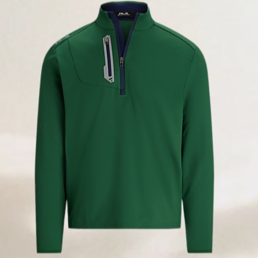 Ralph Lauren Men's Forest Green Quarter-Zip Jacket